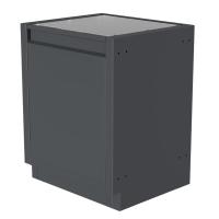 Тумба под встраиваемую посудомойку, черная Онтарио