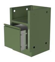 Тумба Онтарио для встраиваемой горелки Napoleon с 1-м большим выдвижным ящиком, зеленая