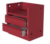 Тумба-основание гриля Broil King Baron 420 Bi с 2-я выдвижными ящиками, красная Онтарио