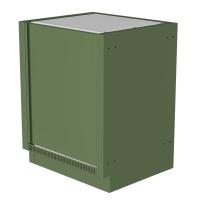 Тумба под встраиваемый холодильник, зеленая Онтарио