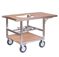 Тележка Багги для гриля CLASSIC NEW с боковым столиком из тикка 