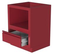 Тумба-основание для круглых керамических грилей красная Онтарио