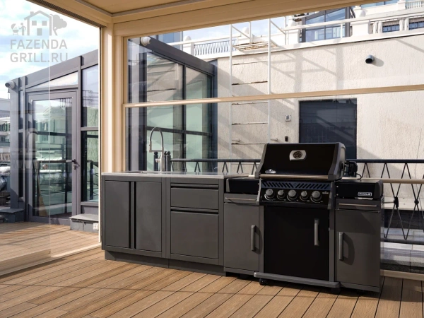 Гриль-кухня из нержавейки, г.Москва, ул. Погодинская