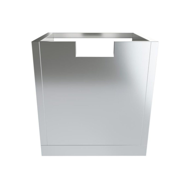 Тумба-основание для овальных керамических грилей металлик Онтарио