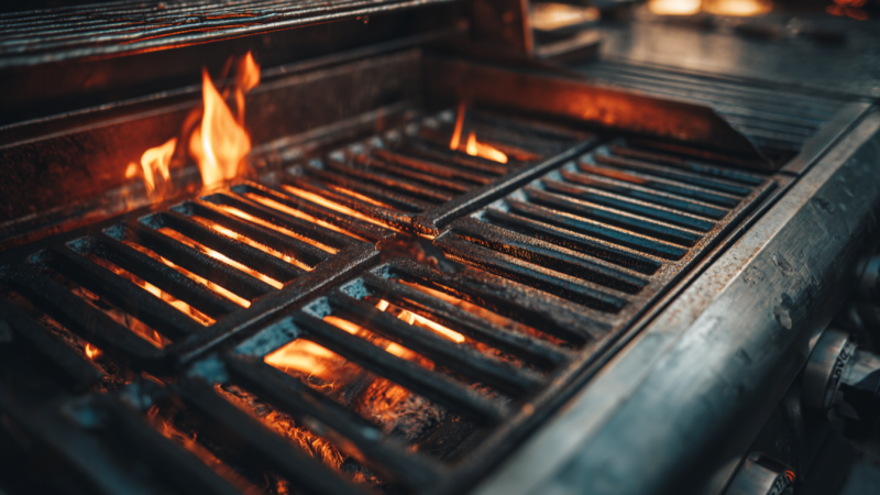 Как обжечь чугунную решетку для гриля