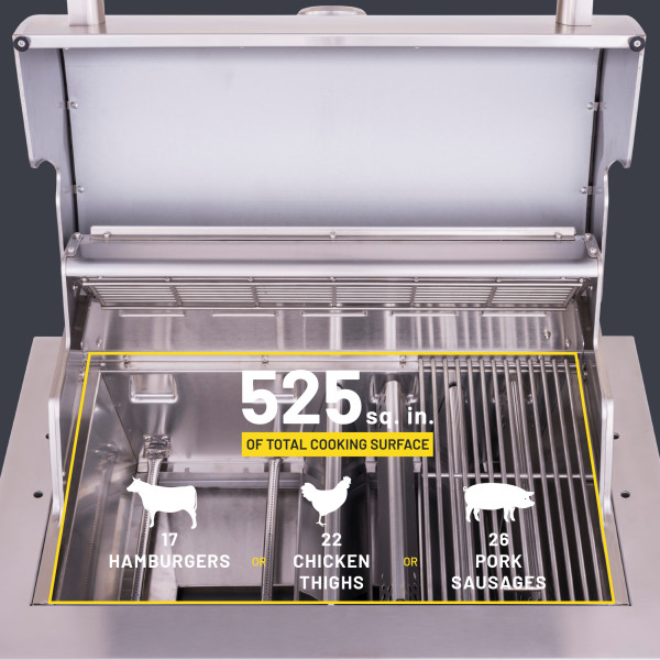 Встраиваемый гриль Char-Broil Medallion Series 4S