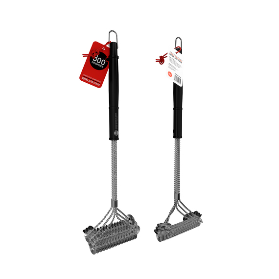 Щетка Т-образная для чистки решеток 800 Degrees Triple Head Wide Brass Brush