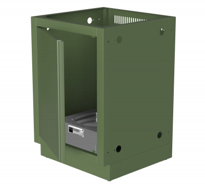 Тумба для хранения баллона с пропаном 610 ONTARIO, арт. UTC-610 RAL6003m moire