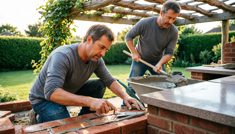 Мангальная зона своими руками