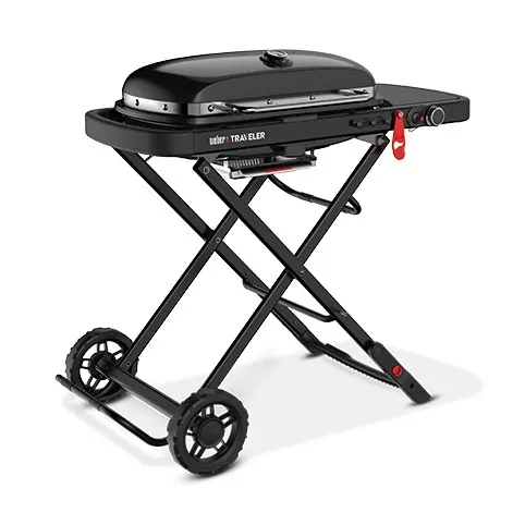 Weber Traveler Stealth Edition гриль газовый портативный, черный