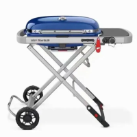 Weber Traveler гриль газовый портативный, синий