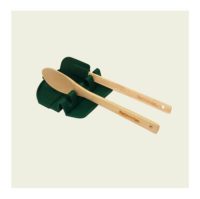 Коврик силиконовый, кисточка и лопатка дерев. набор