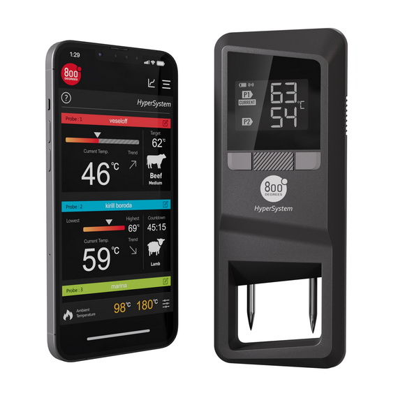 Термометр цифровой 800 Degrees Meat Thermometer Duo Pro HyperSystem