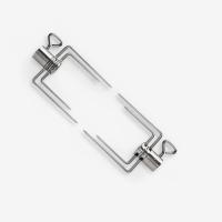 Комплект из 2-х складных зажимов для вертела (нерж.сталь)