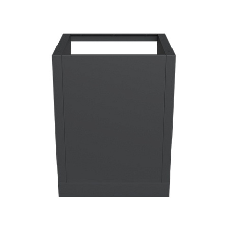 Тумба-основание для круглых керамических грилей черная Онтарио