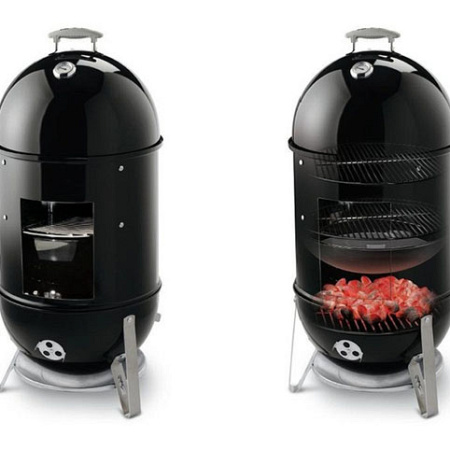 Угольный гриль коптильня Weber Smokey Mountain Cooker 57 см