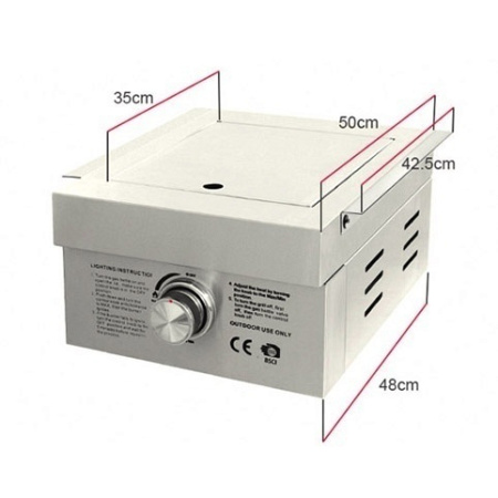 Встраиваемая газовая конфорка Brennex BG025B 3,5 кВт