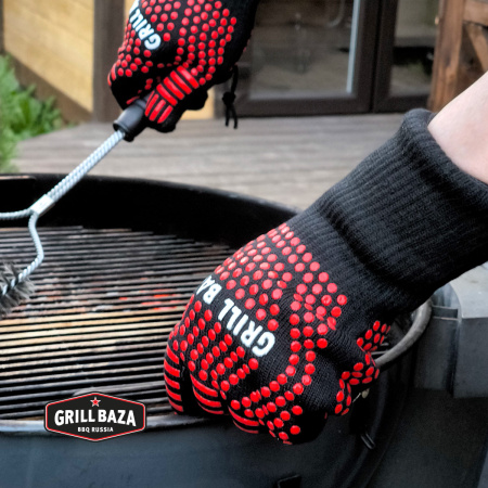 Перчатка для ухода за грилем, жаростойкая, 1 шт.