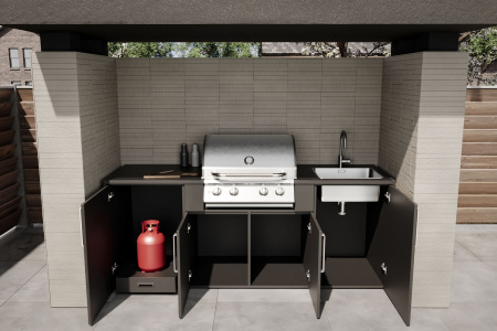 Комплект Astov BBQ Deluxe / АСТОВ БАРБЕКЮ Делюкс №6 (ширина 2240 мм)