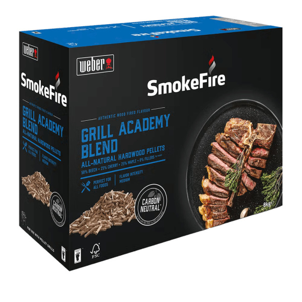 Древесные пеллеты Weber, смесь "Академия гриля"