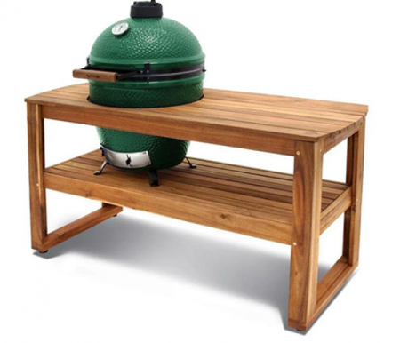 Керамический гриль размер XL со столом из лиственницы