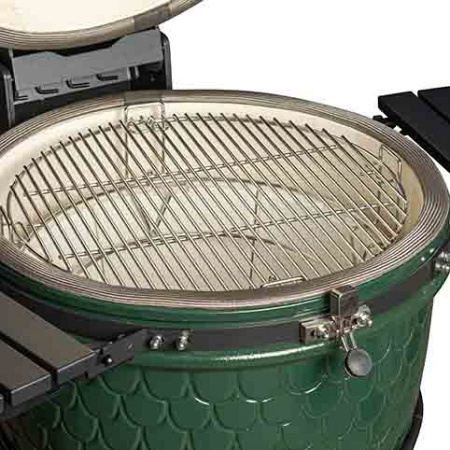 Керамический угольный гриль DinoEgg Classic Green