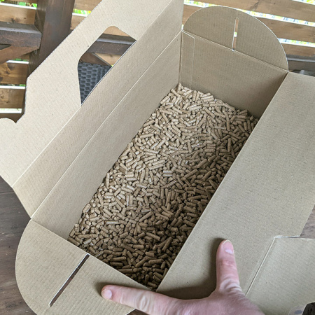 Пеллеты древесные, дуб 100%, Shemzer, 10 кг материала, б/мешок