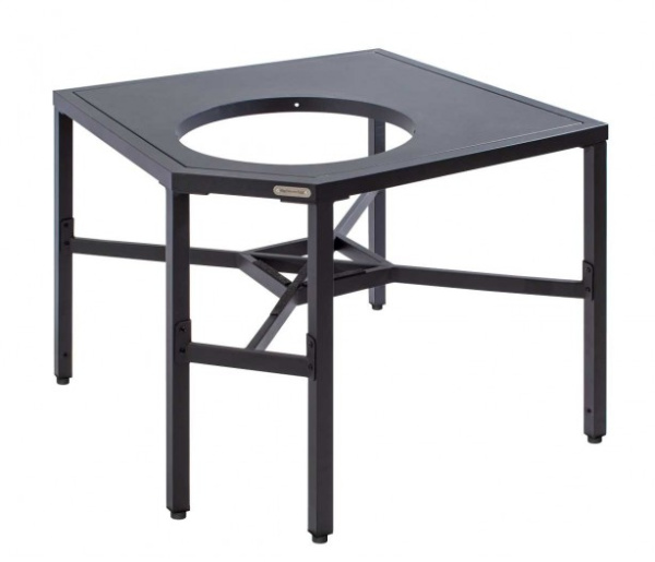 Керамический гриль размер L с угловой модульной подставкой, рабочим столом и шкафом