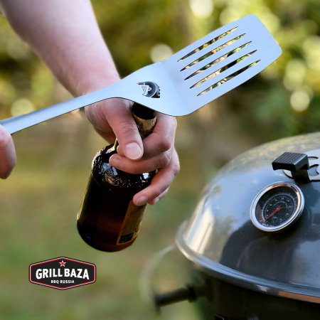 Лопатка для гриля, нержавеющая сталь