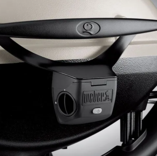 Weber Q-3200 гриль газовый на тележке, слоновая кость