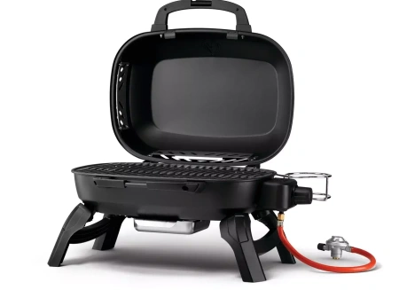 Кухонный grill Napoleon TravelQ 240, гриль черный со сменными газовыми баллонами 