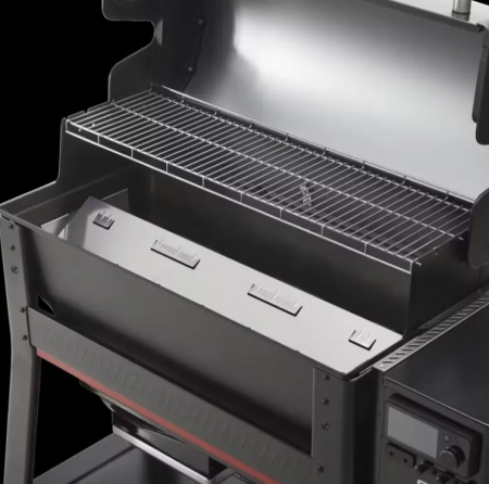 Weber Searwood XL 600 гриль пеллетный барбекю с металлическим столом