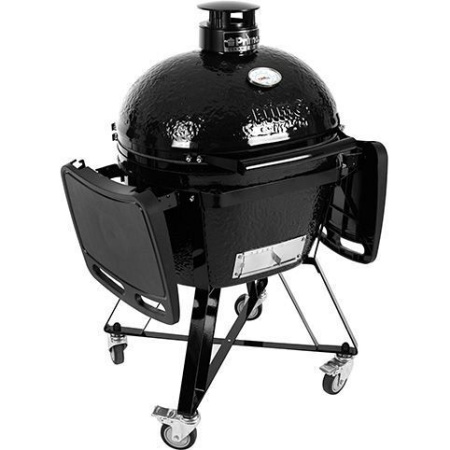 Керамический гриль барбекю Primo Oval 300 Family All in One с подставкой и столиком