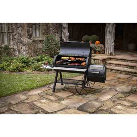 Коптильня Oklahoma, печь-смокер Joe's Longhorn Reverse Flow Limited Edition