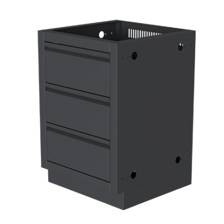 Тумба с 2-мя выдвижными ящиками 610 черная Онтарио