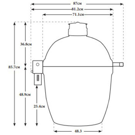 Керамический гриль Kamado Joe Stand-Alone Big Joe II