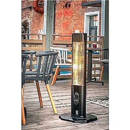 Напольный карбоновый обогреватель Luxeva LXV 2000-TS black