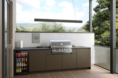 Кухня ASTOV BBQ / АСТОВ БАРБЕКЮ № 15 (ширина 3050 мм)