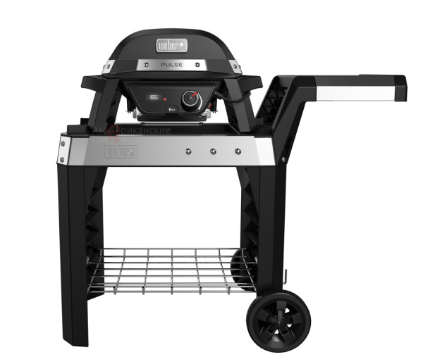 Электрический гриль Pulse 1000 на подставке - тележке, черный