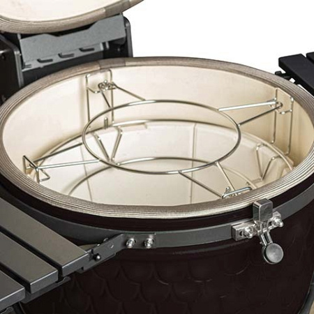 Керамический угольный гриль DinoEgg Classic Black