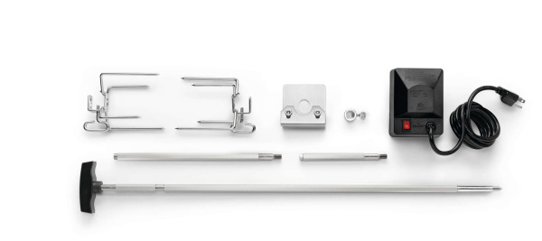 Вертел с 2-мя зажимами и электромотором для грилей Rogue (365/425/525/625)