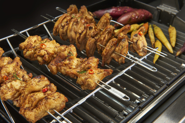 Подставка для ребрышек с набором шампуров Broil King