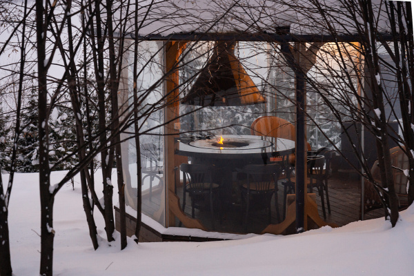 Гриль стол Гималаи натуральный камень 1000 мм