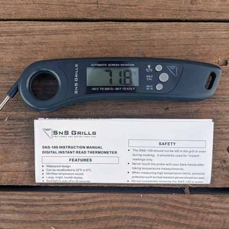 Цифровой карманный кухонный термометр SnS Grills SNS-100