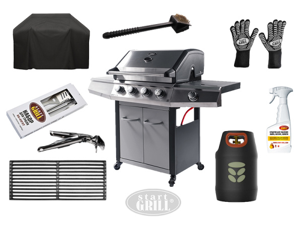 Комплект-стандарт: Газовый гриль Esprit-4-2021 и инструменты