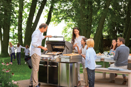 Гриль газовый Weber Summit E-470 GBS черный