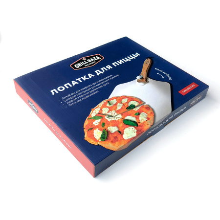 Лопатка для пиццы Grillbaza, алюминий 