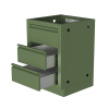 Тумба с 2-мя выдвижными ящиками 860 зеленая Онтарио
