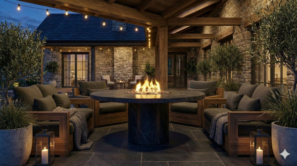 Гриль-стол Непал Металл лист черный