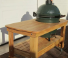 Стол на колесах, для гриля М Big Green Egg, лиственница